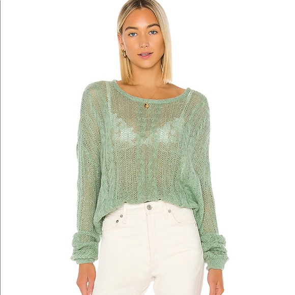 Free People Sweaters - NEW Free People Angel Soft Pullover in Mint